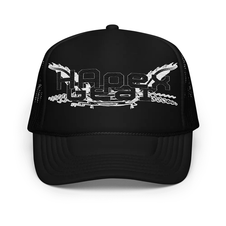 HApex Gear Black Embroidered Otto Foam Trucker Hat product image (1)