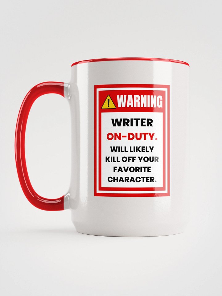 Writer On-Duty Warning Ceramic Mug product image (2)