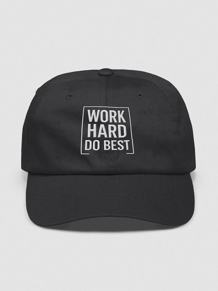 Unlock Your Inner Champion: How Matt Damon’s Quote  Work Hard, Do Best.  Can Transform Your Life — Wear the Hat That Inspires Your Journey product image (1)