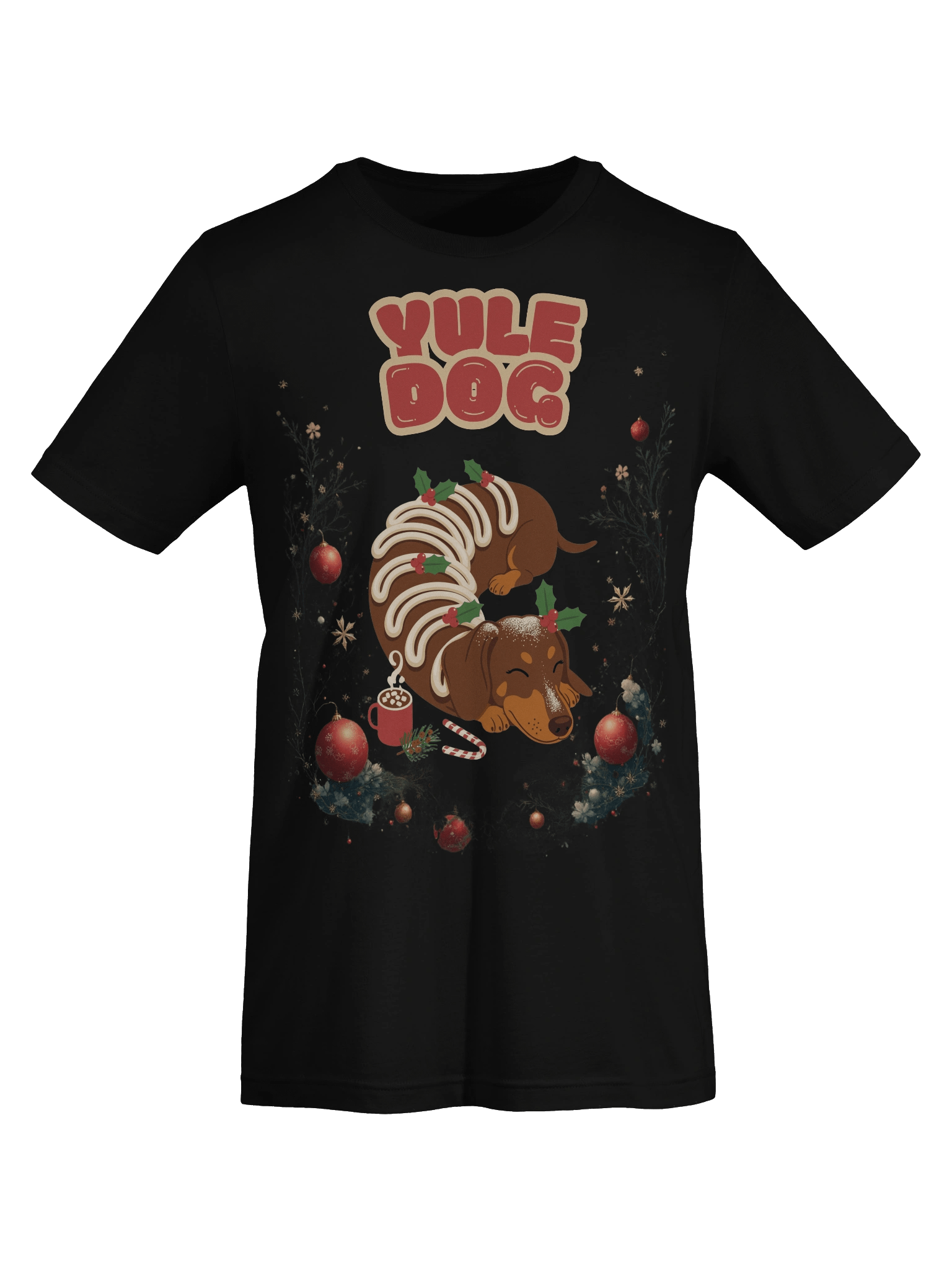 Yule Dog Dachshund Christmas T-Shirt product image (13)