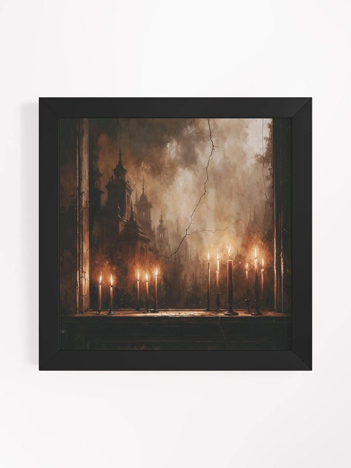 Candlelit Gothic Night Framed Print product image (3)