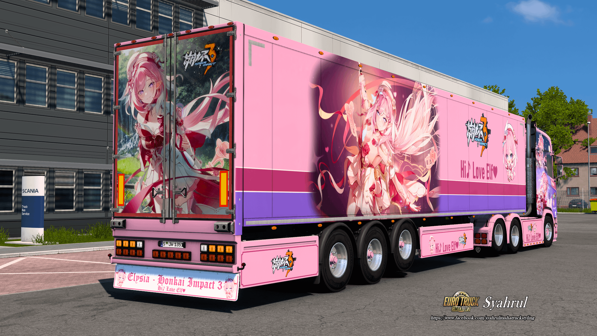 [ETS2] Elysia (Hi Love Elf) - Honkai Impact 3 [Combo Skin] product image (7)