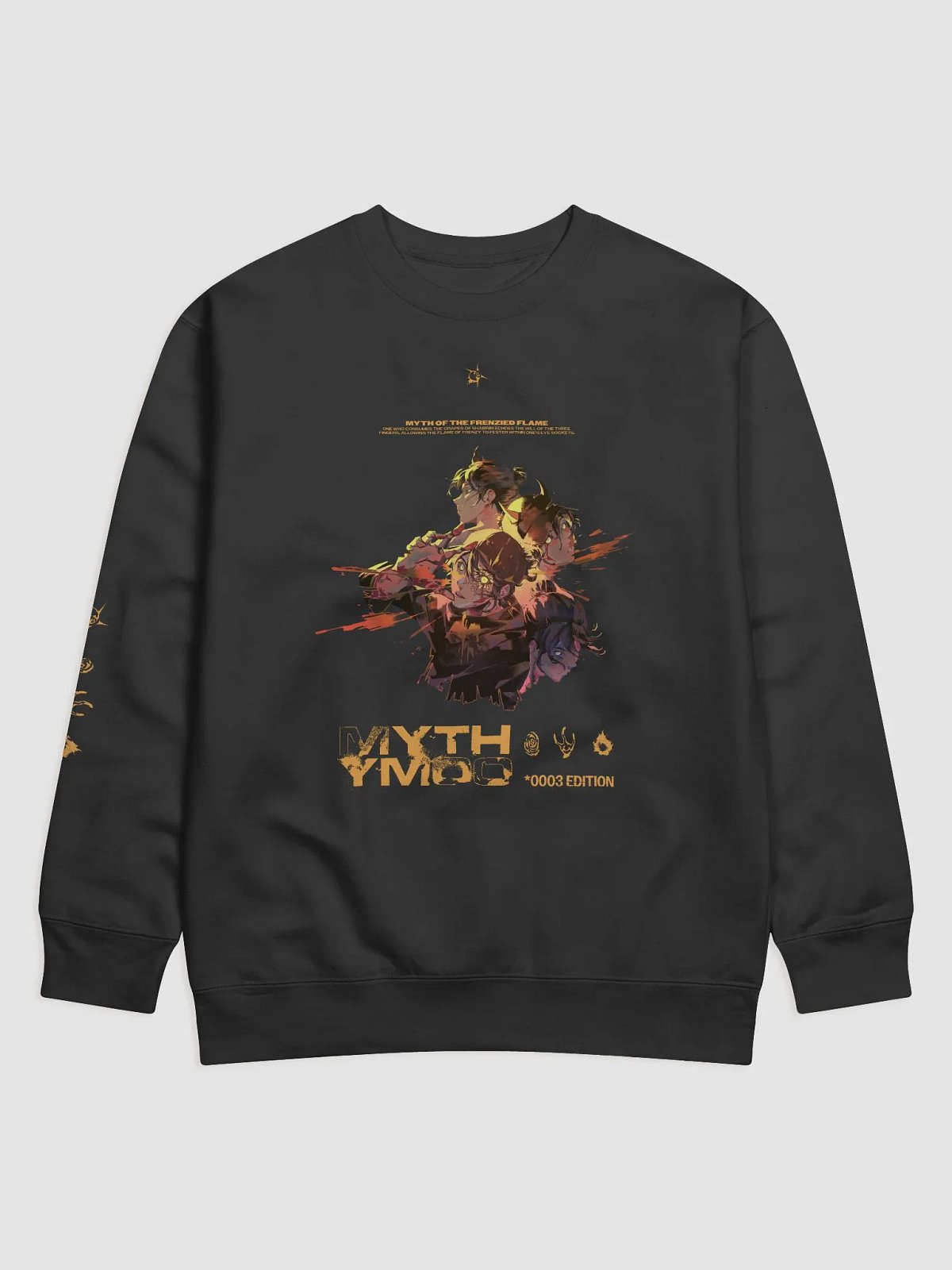 MYTH X PAJI 0003 - BLACK VER. (Sweatshirt) | MythyMoo Store