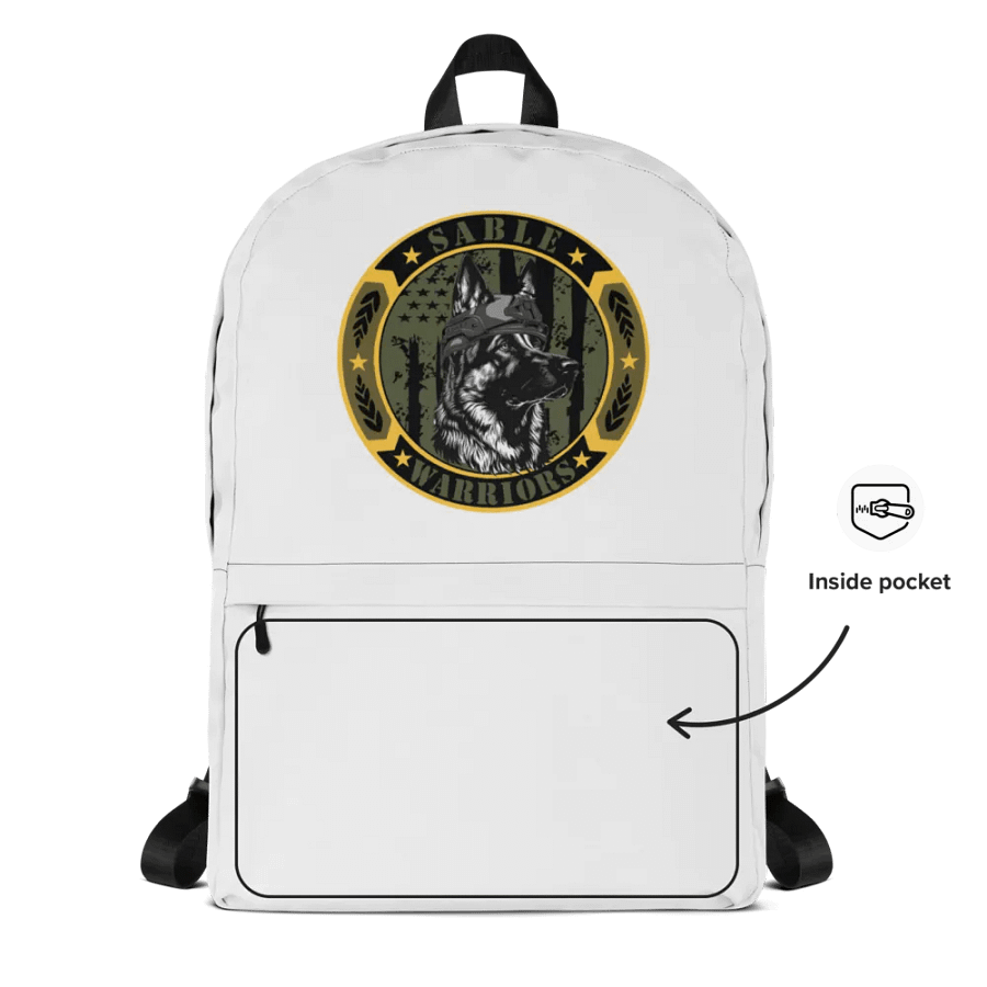 Sable Warriors Veteran Service Dog BACKPACK: Helps Pair Veterans With A Service Dog product image (2)