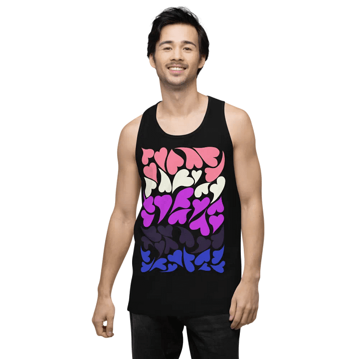Nestled PRIDE Genderfluid Tank Top product image (5)