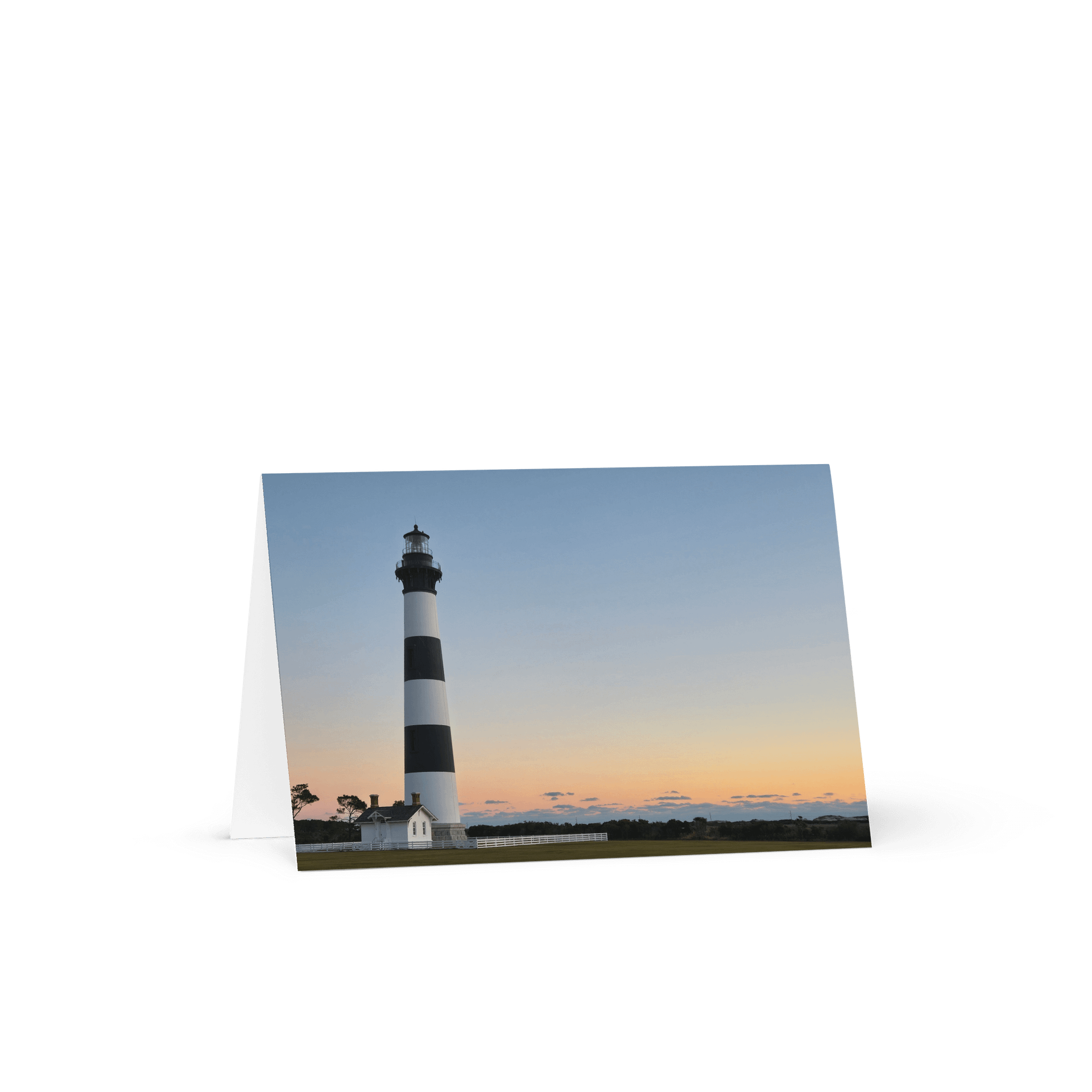 Sunrise Lighthouse Sunset Greeting Card product image (1)