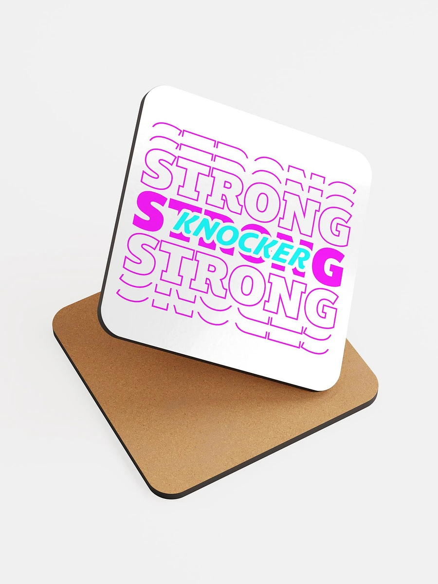 KNOCKER STRONG GLOSSED CORK COASTER product image (6)