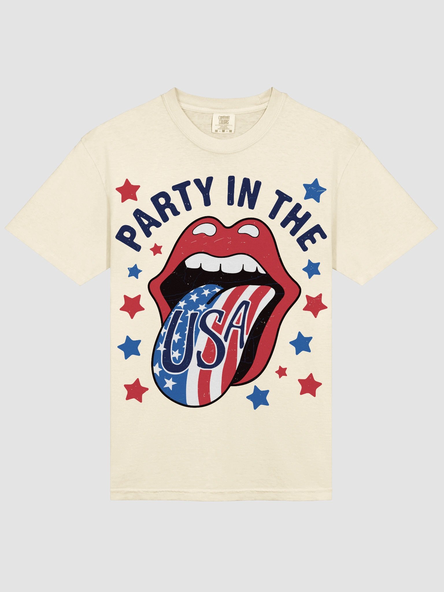 USA Party Tongue T-Shirt product image (17)