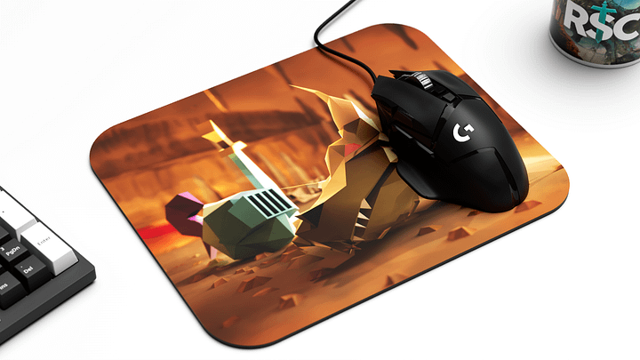 Elvarg Head | Portable Mouse Pad product image (2)