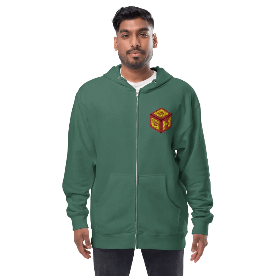 Zippered hoodie 