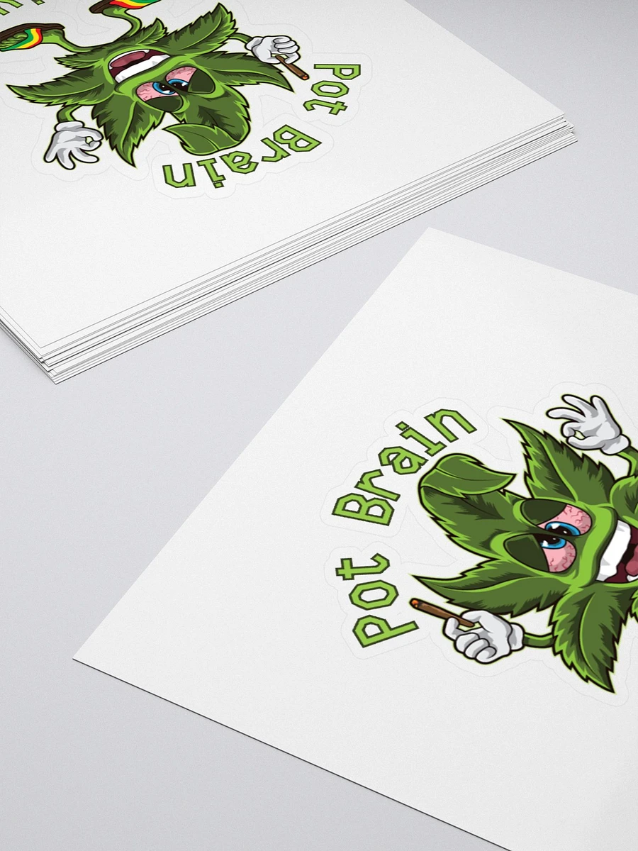 420 Brain Kiss Cut Sticker product image (10)