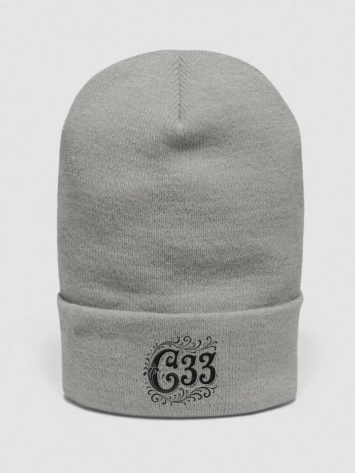 C33 Vintage Embroidered Blackout Beanie product image (2)