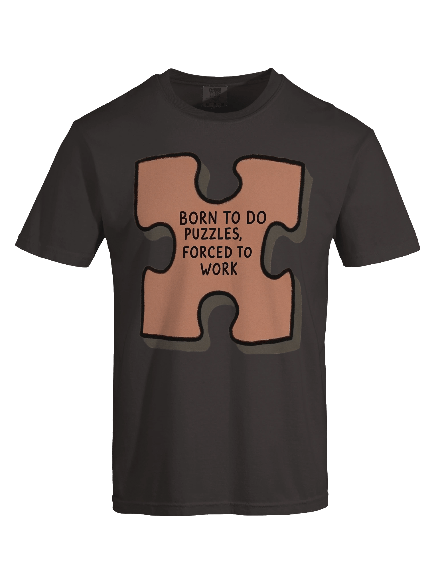 Born to Do Puzzles – Funny Puzzle Lovers Graphic Tee for Work & Play product image (7)