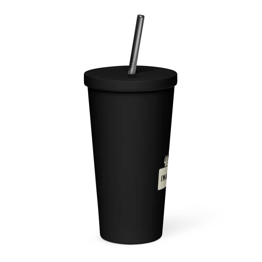 Catolic Insulated Tumbler with Straw product image (4)
