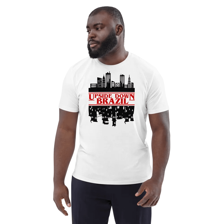 Upside down shirt brazil funny creative a third world country for sale for guys and women product image (3)