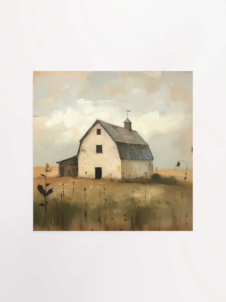 Farmhouse Sky: Weathered Barn Art Print product image (1)