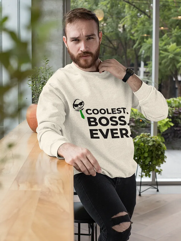 Coolest Boss Ever | Cotton Heritage Unisex Premium Sweatshirt | Ultimate Comfort & Boss-Level Style product image (2)