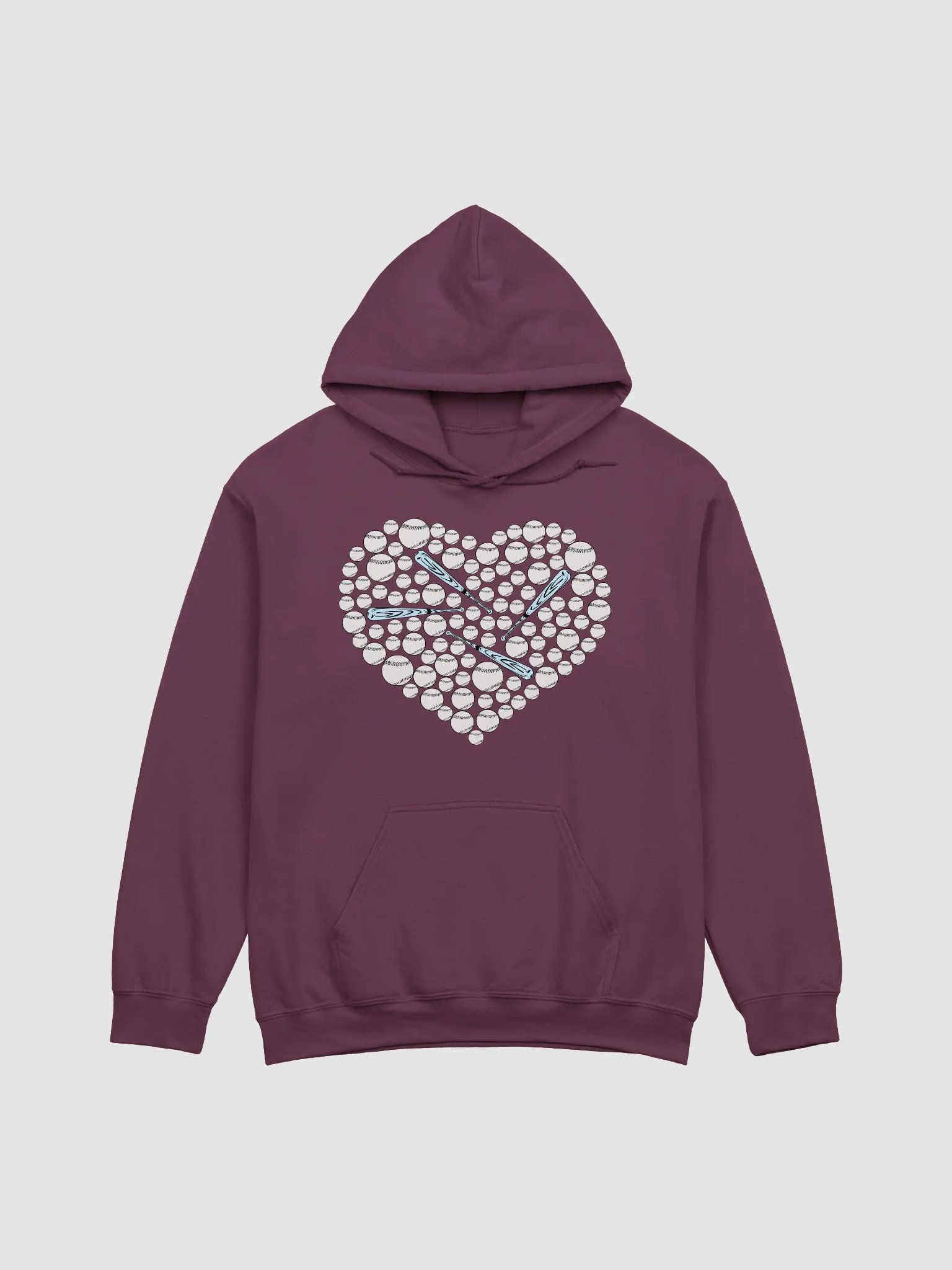 Pure Heart Baseball Love Hoodie product image (1)
