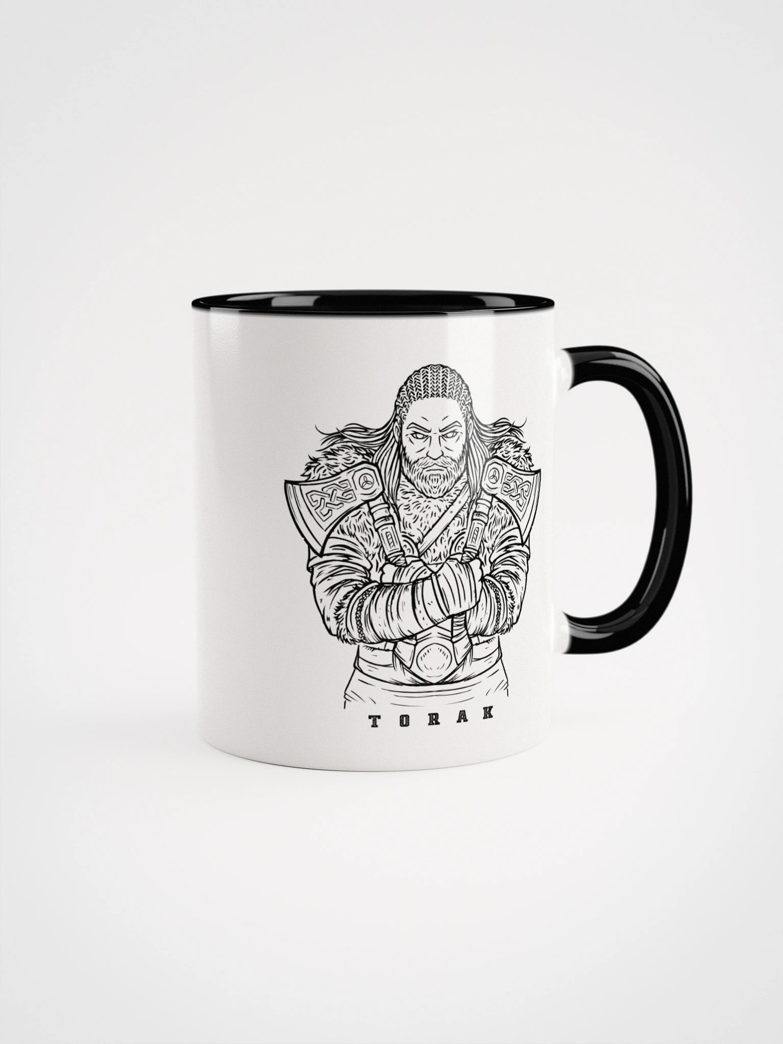 "Black Character" White Coffee Mug With Colour product image (3)