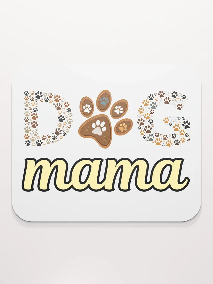 Dog Mama Paw Print Paw-fect Mouse Pad product image (1)