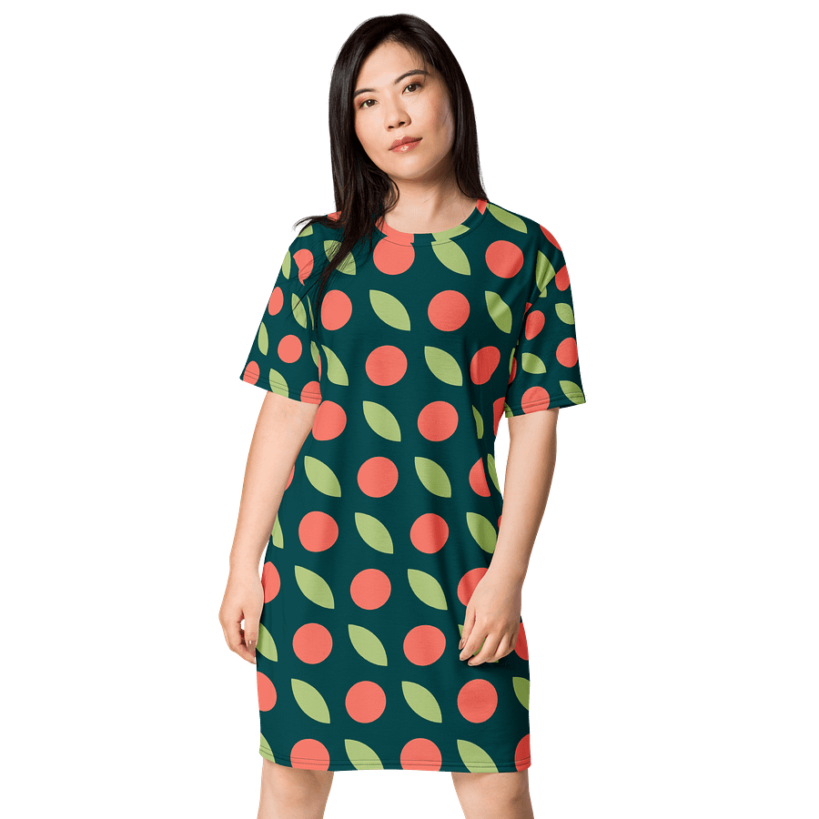 Botanical Bliss All-Over T-Shirt Dress product image (1)