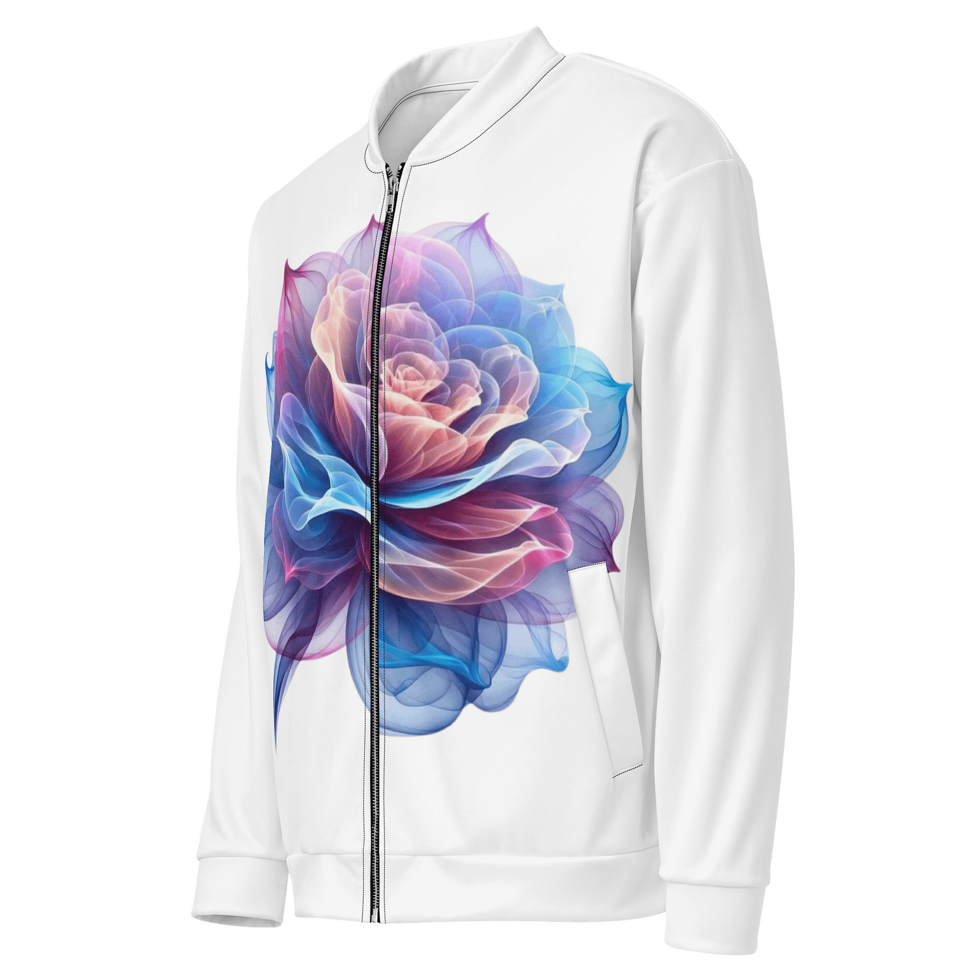 Ethereal Petals All-Over Bomber Jacket product image (2)