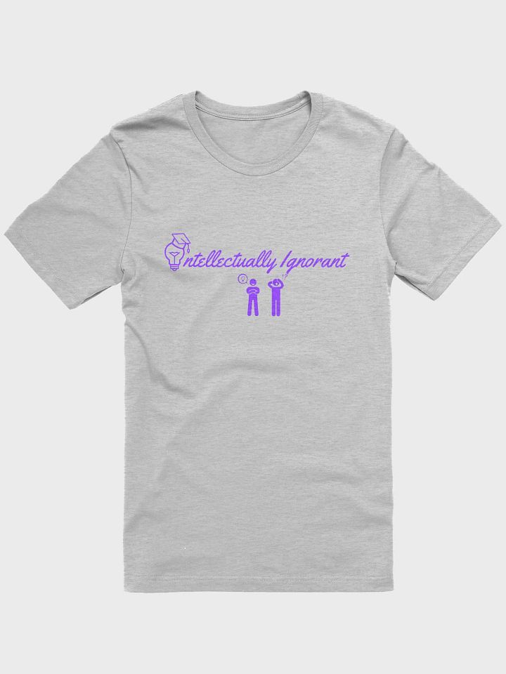 Intellectually Ignorant ( Purple Logo) Tee Shirt product image (9)