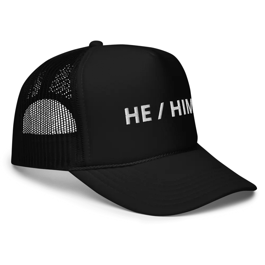 He / Him - Embroidered Trucker Cap product image (3)