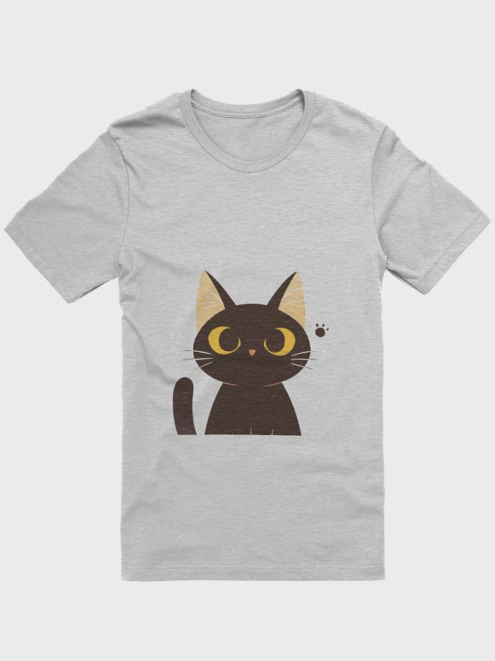 Cute cartoon black cat headshot product image (3)