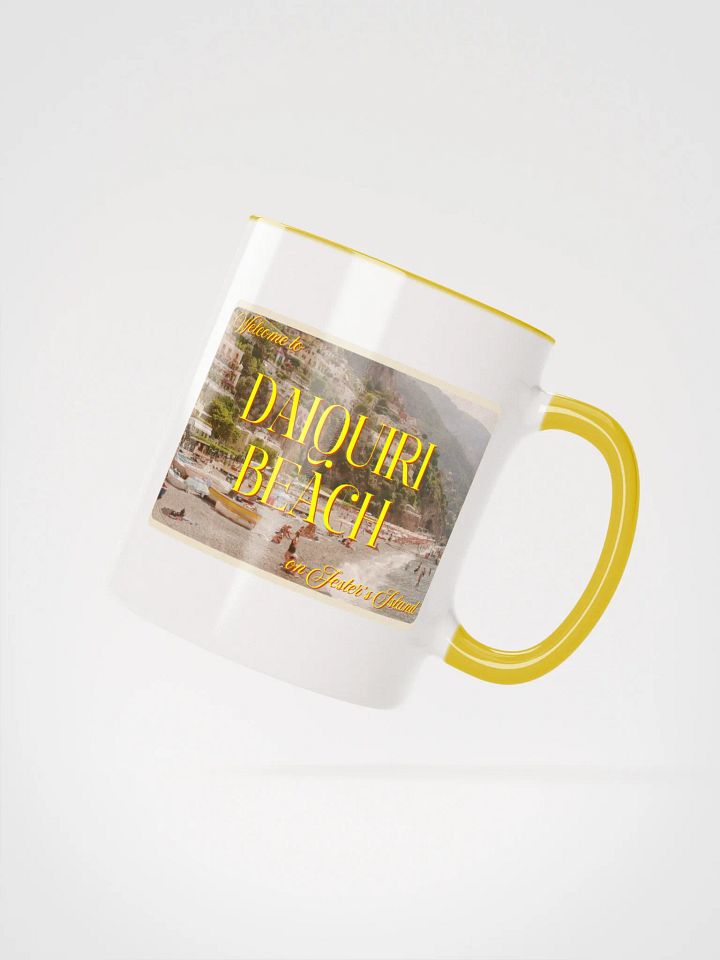DAIQUIRI BEACH POSTCARD MUG - YELLOW product image (2)