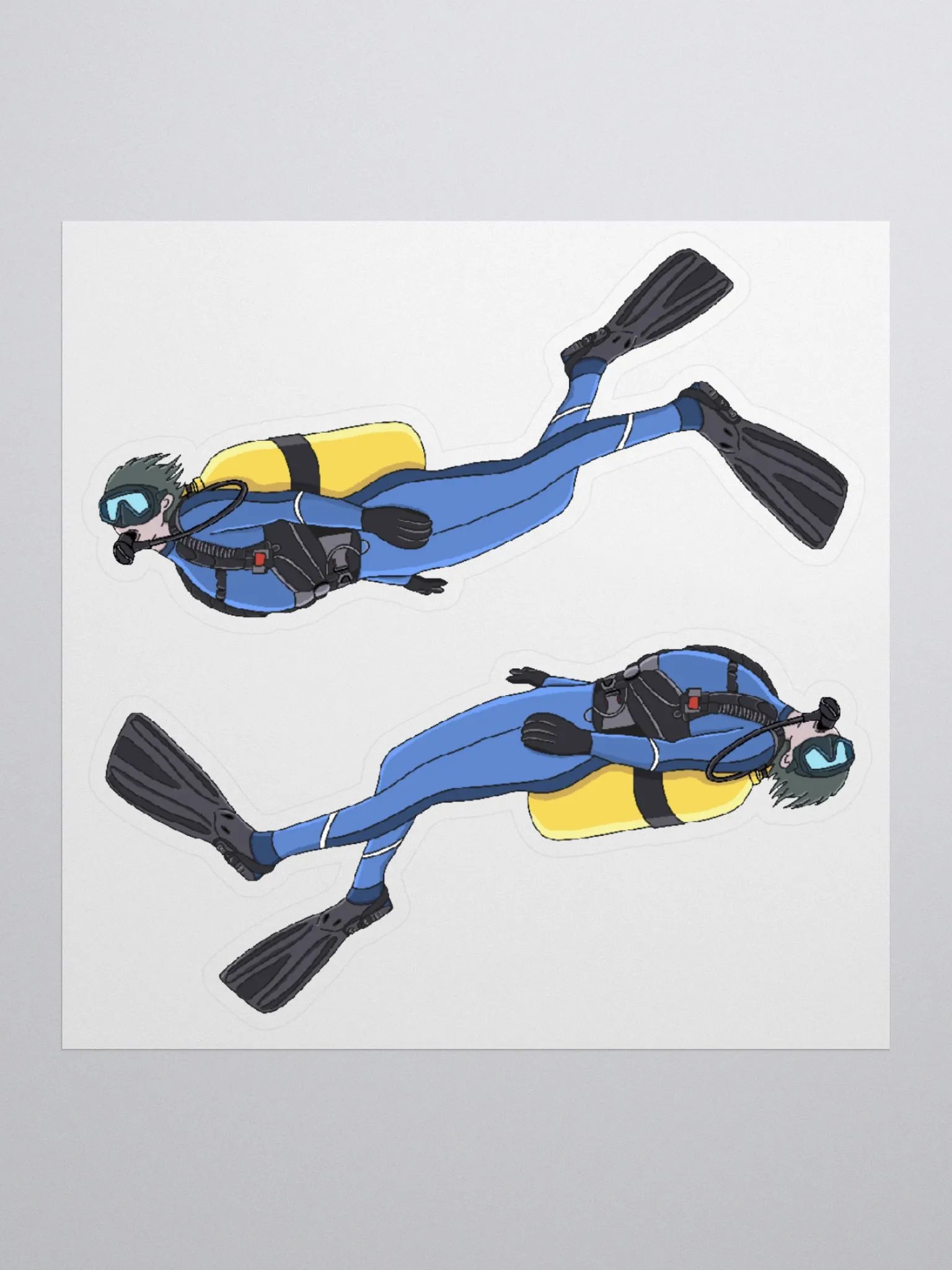 Rebreather Diver Sticker Set product image (2)