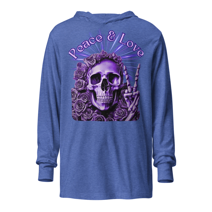 Peace Skull hoodie tee product image (1)