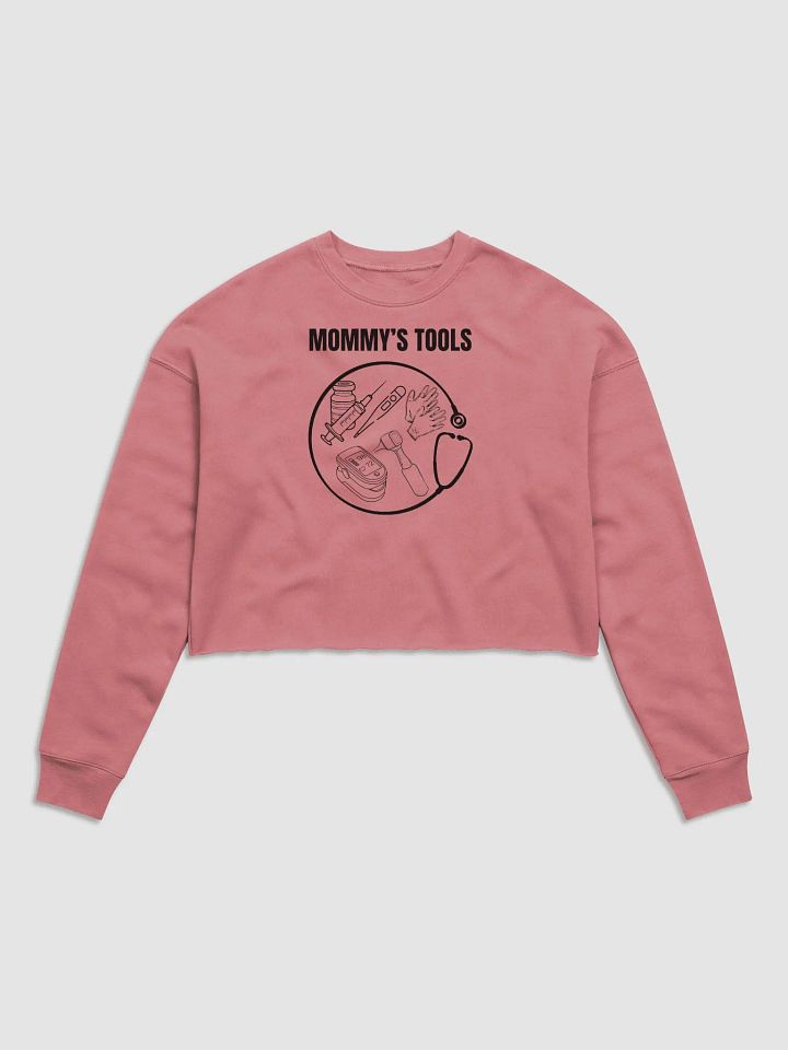 Mommy's Tools, Mindful Explorer Crop Sweatshirt product image (1)