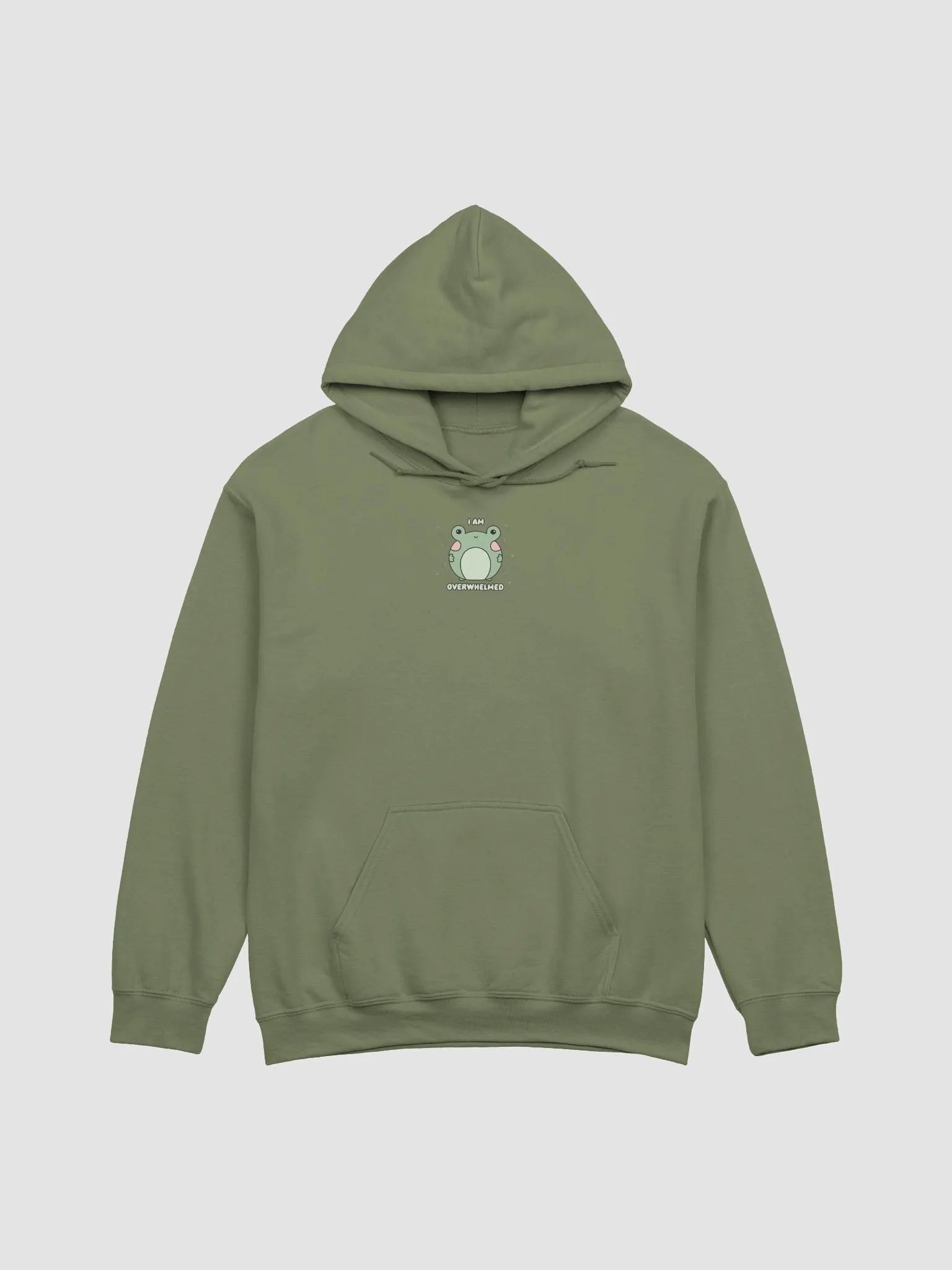 I Am Overwhelmed Frog Hoodie product image (1)