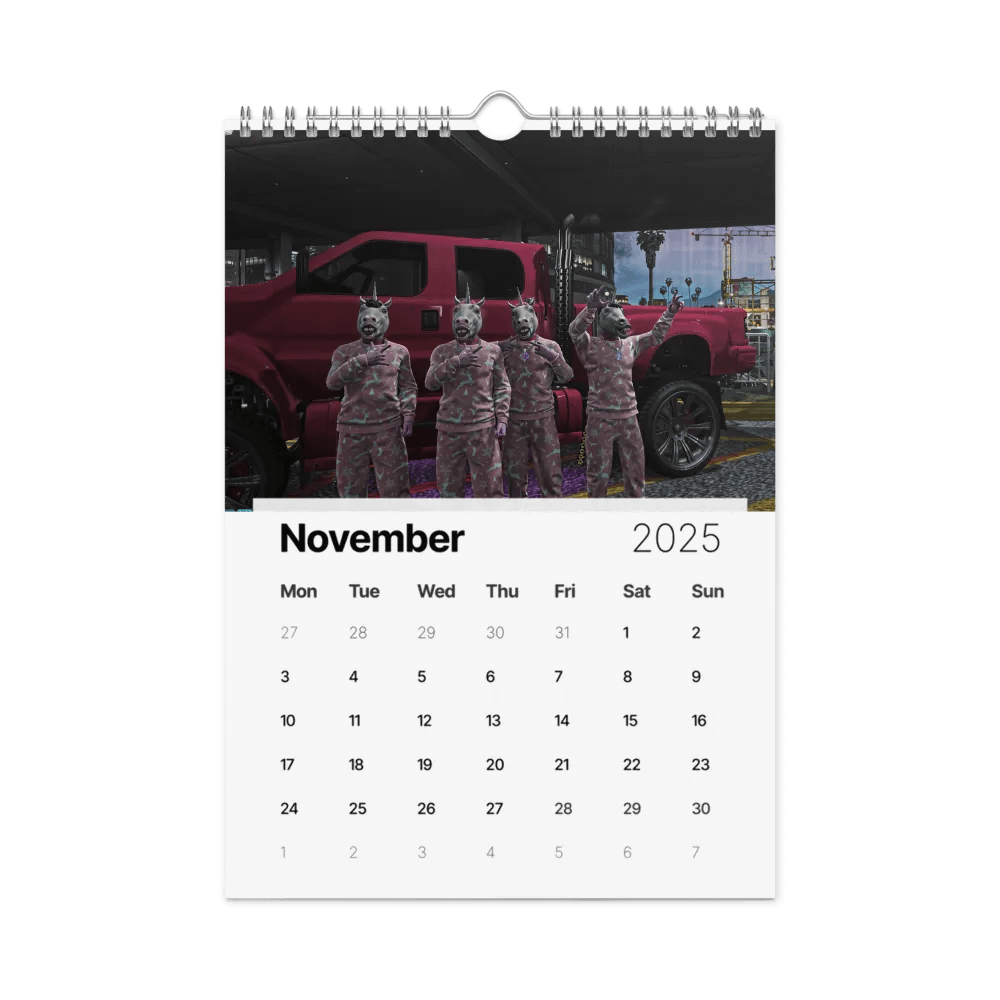 The Bowery 2025 calendar product image (11)