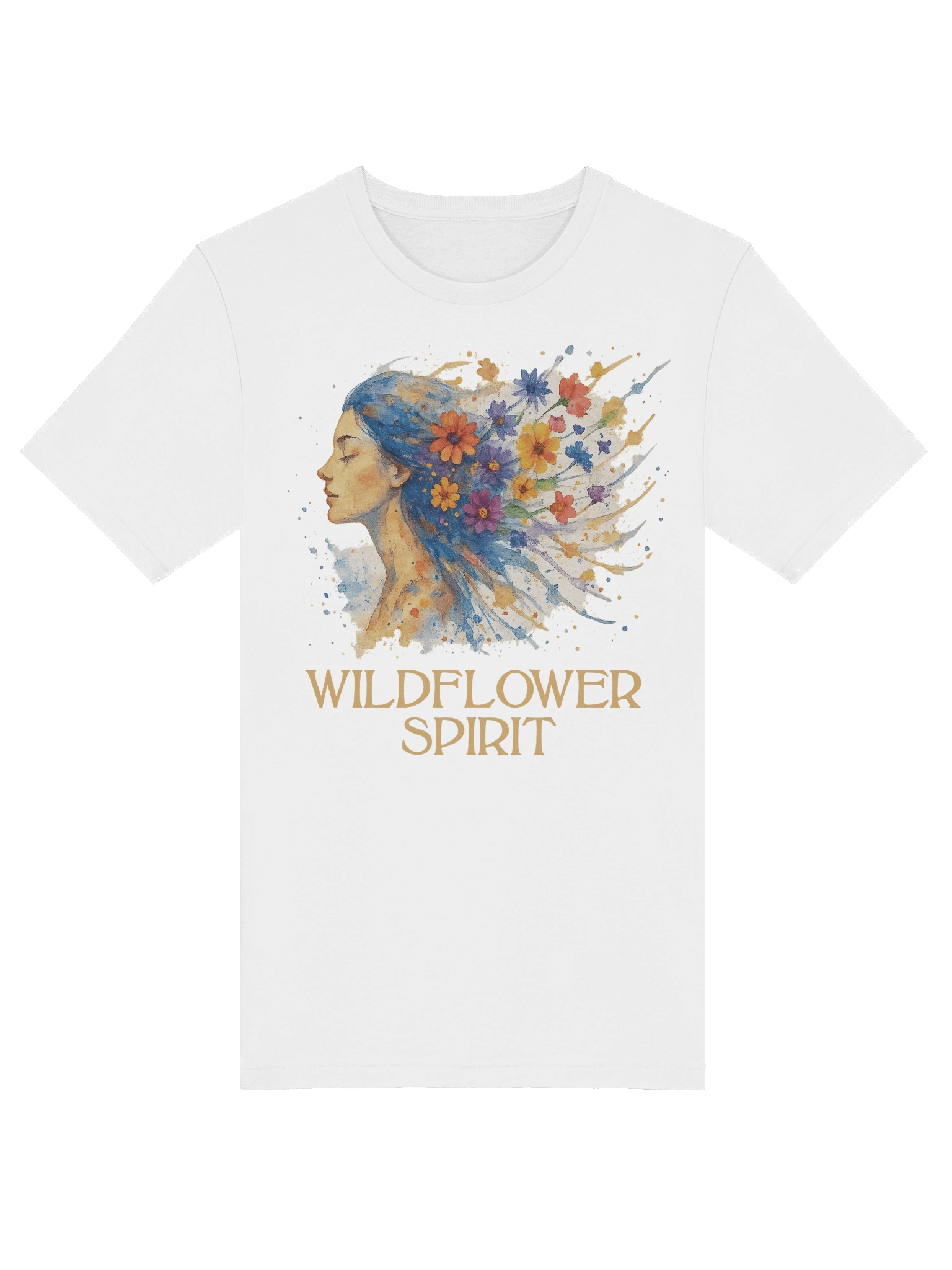 Wildflower Spirit Boho T-Shirt – Floral Artistic Naturecore Aesthetic Clothing product image (5)