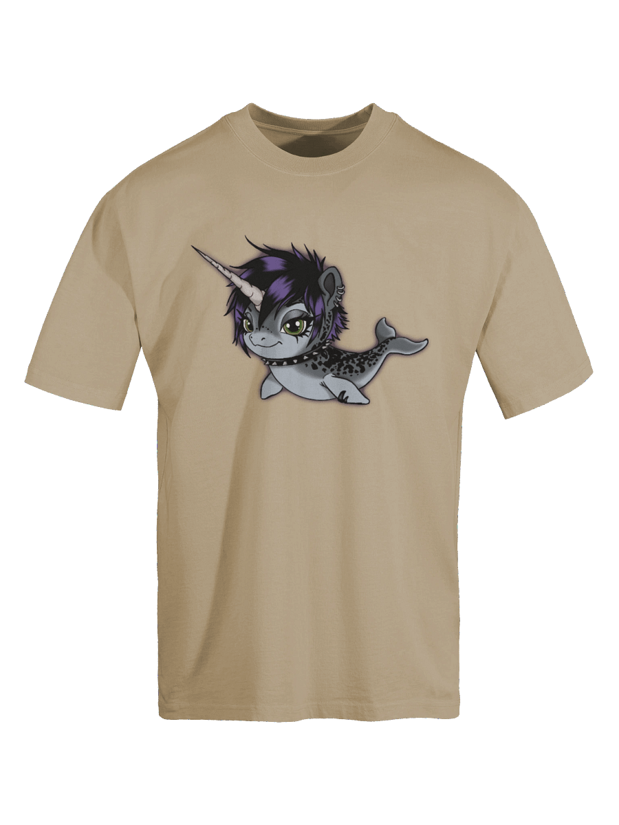 Emo Narwhal Oversized Tee product image (5)