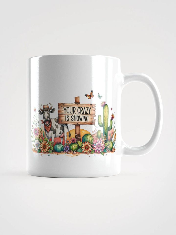 Whimsical Cow Crazy Is Showing Mug product image (1)