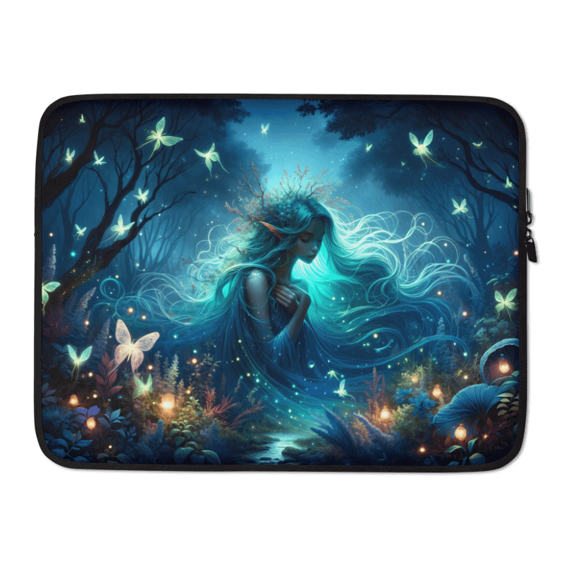 The Glowing Heart of the Forest, Laptop Sleeve product image (2)