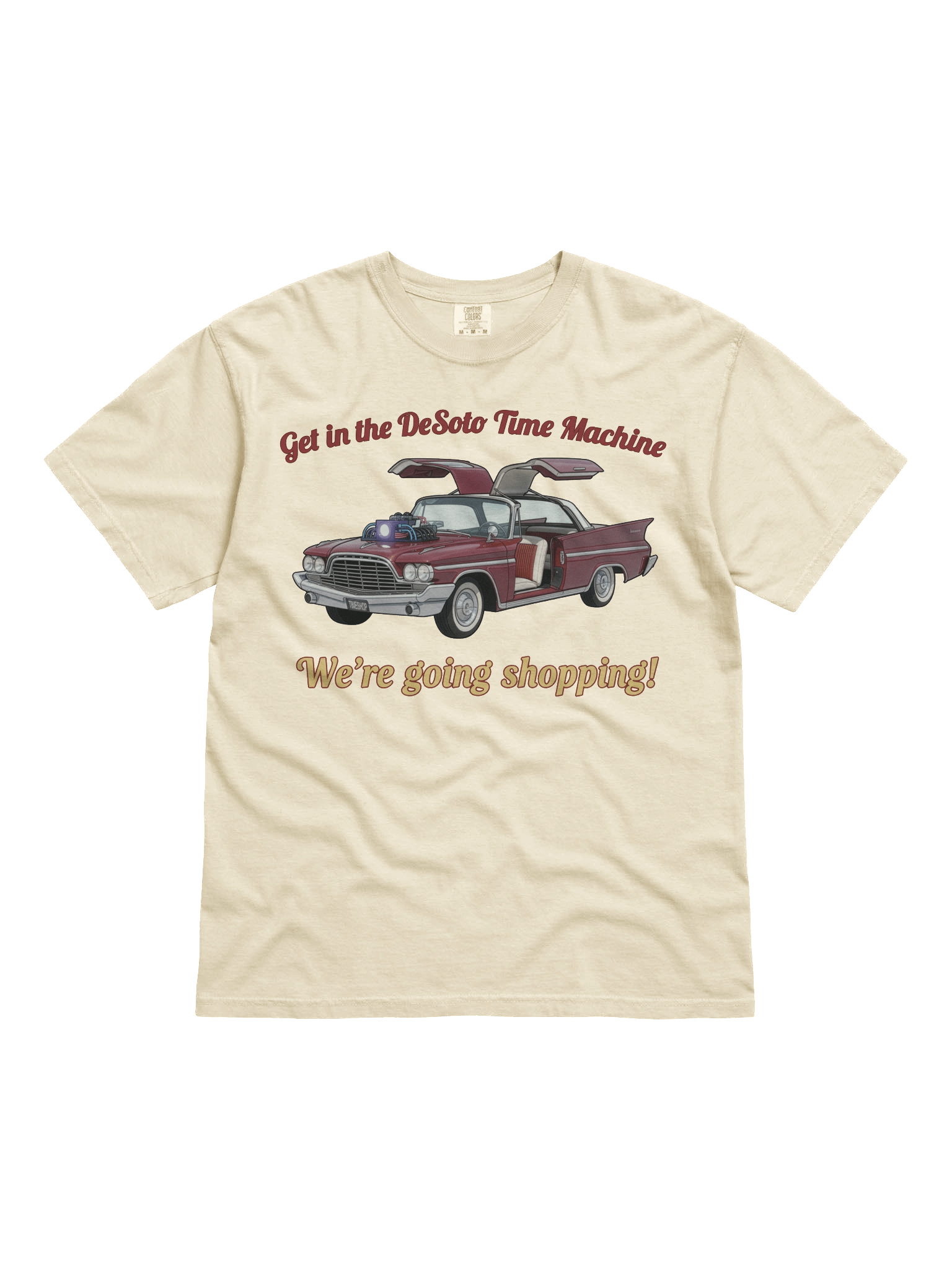 “Get in the DeSoto Time Machine – We’re Going Shopping” – Tee product image (51)