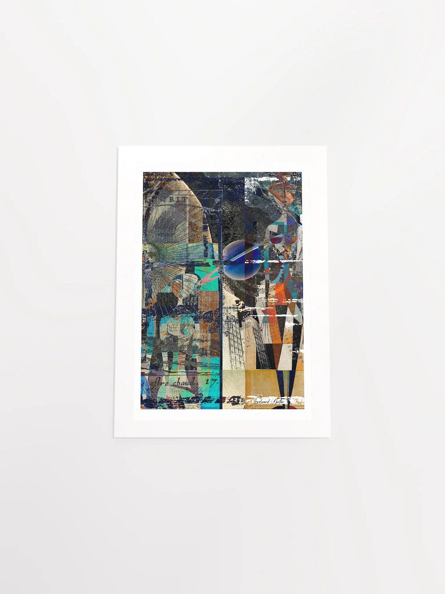 'Study in Motion' by Edward Martin: Mixed Media Collage Print product image (5)