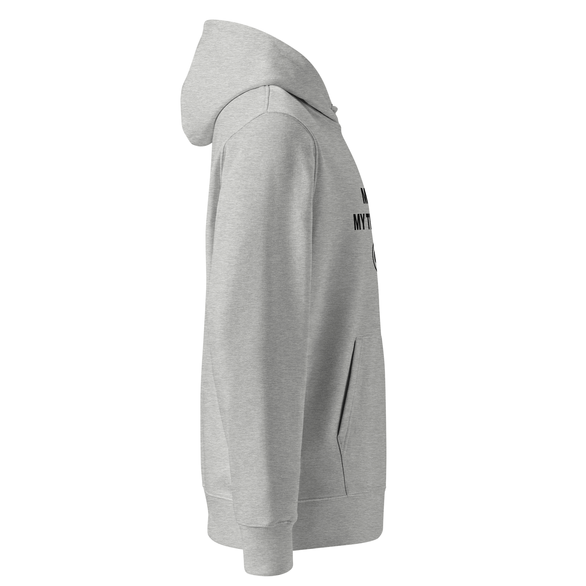 Stanley/Stella Unisex Essential Organic Hoodie – My Life My Testimony( Heather Grey) product image (4)