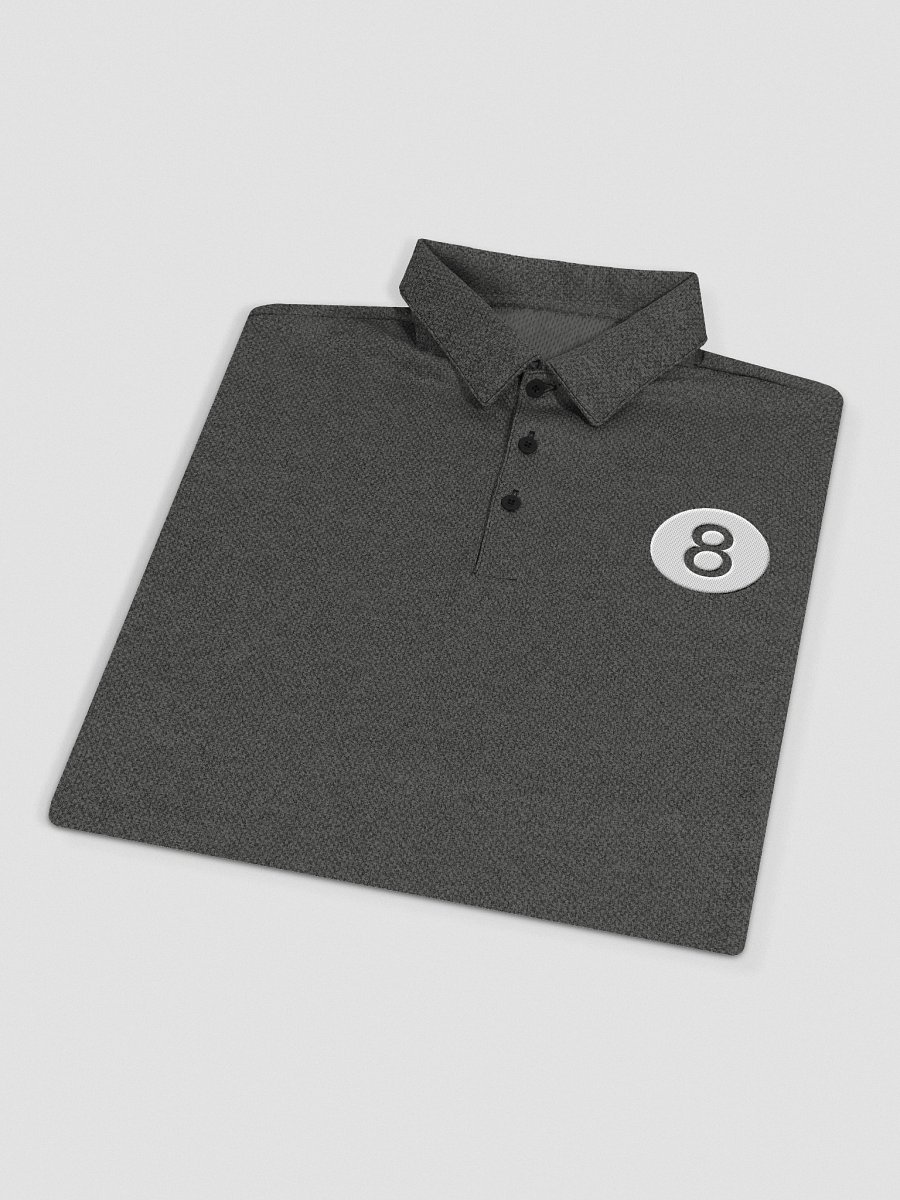 billiard pool embroidred 8 ball Adidas Space Dyed Polo Shirt by Adidas product image (32)