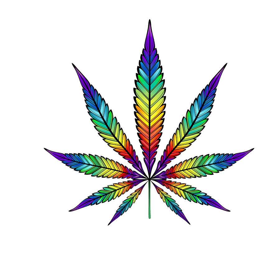 Rainbow Cannabis Stainless Steel Tumbler product image (5)