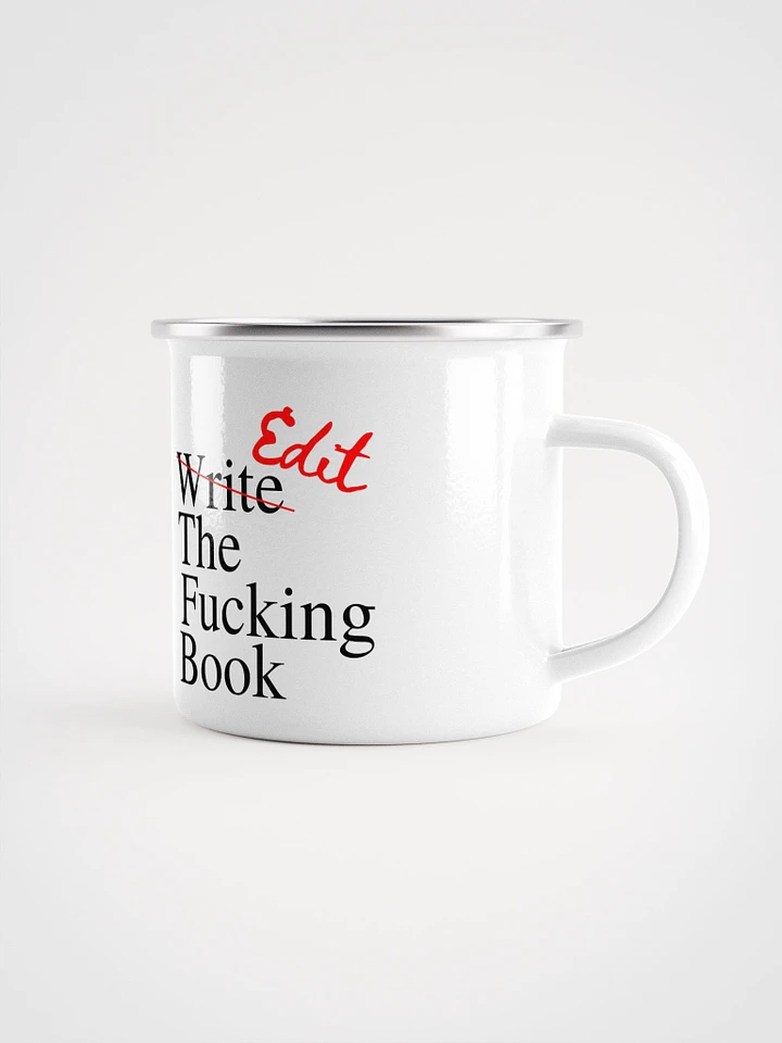 Edit the Fucking Book Enamel Mug product image (1)