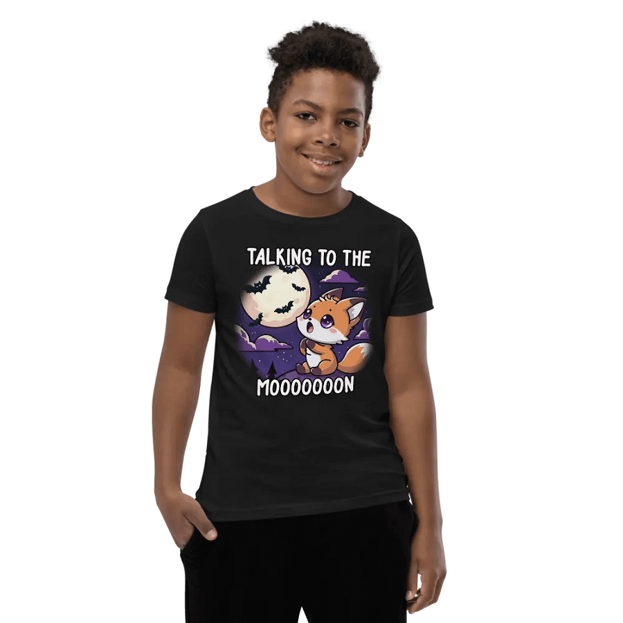 Moonlit Fox Youth T-Shirt product image (7)