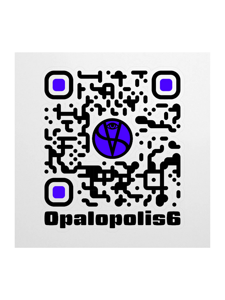 O.P. Logo & QR | Kiss-Cut Sticker product image (2)