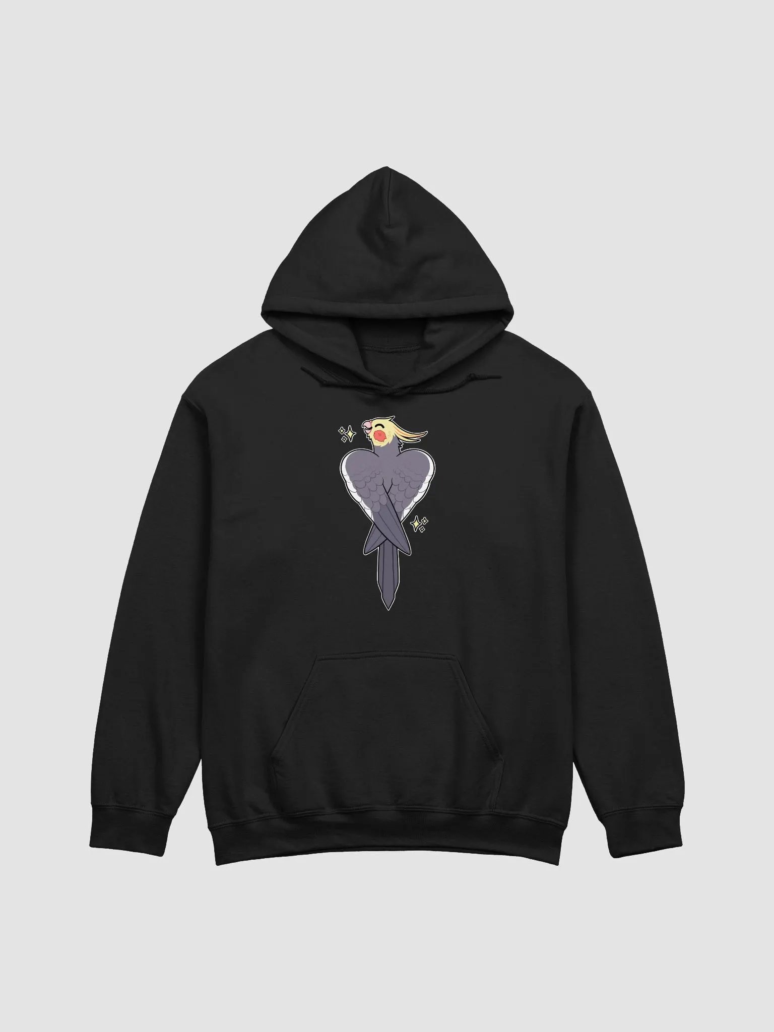 PRETTY BIRD HOODIE (Grey) product image (1)