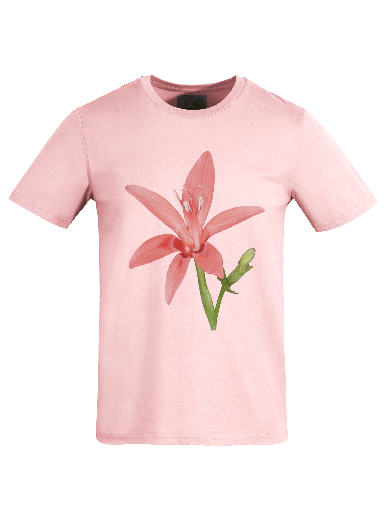 Mom and Baby Set -Scarlet River Lily only -Organic Cotton T-shirt For Mom product image (1)