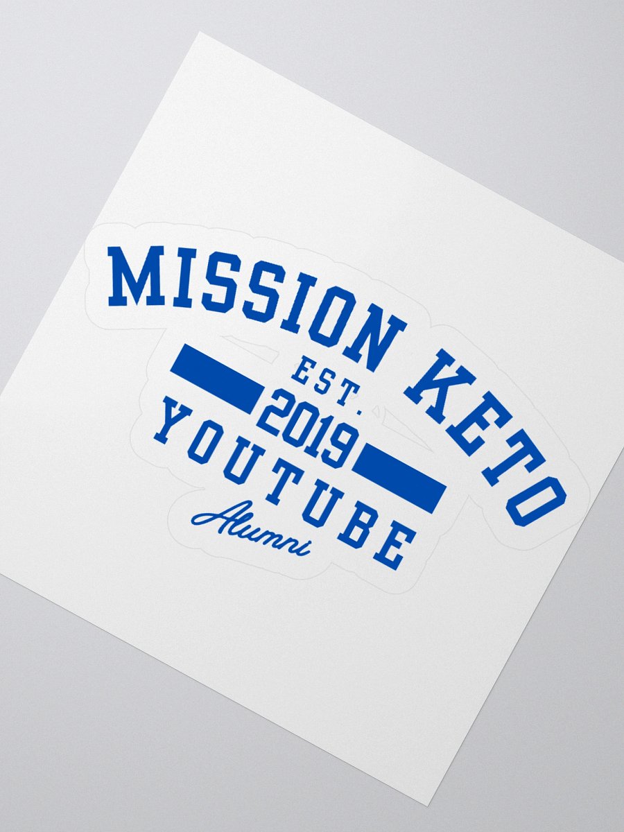 Mission Keto Youtube Alumni Sticker product image (6)